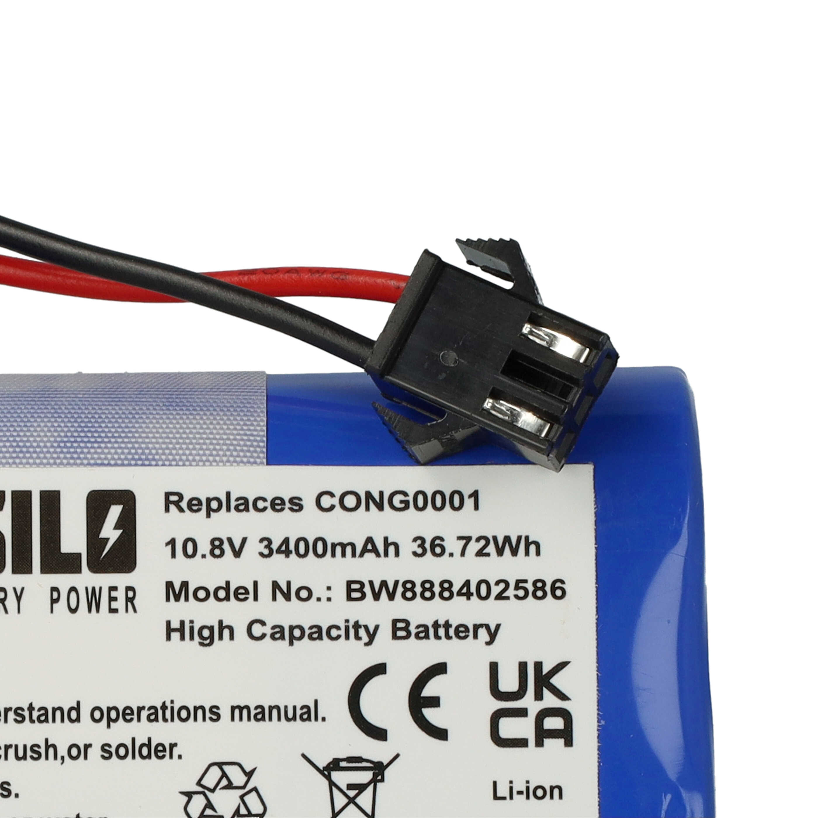 vhbw Batería recargable compatible con Cecotec Conga 890 Slim